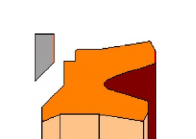 DA112 – Collarín-rascador encajable para hidráulica y neumática