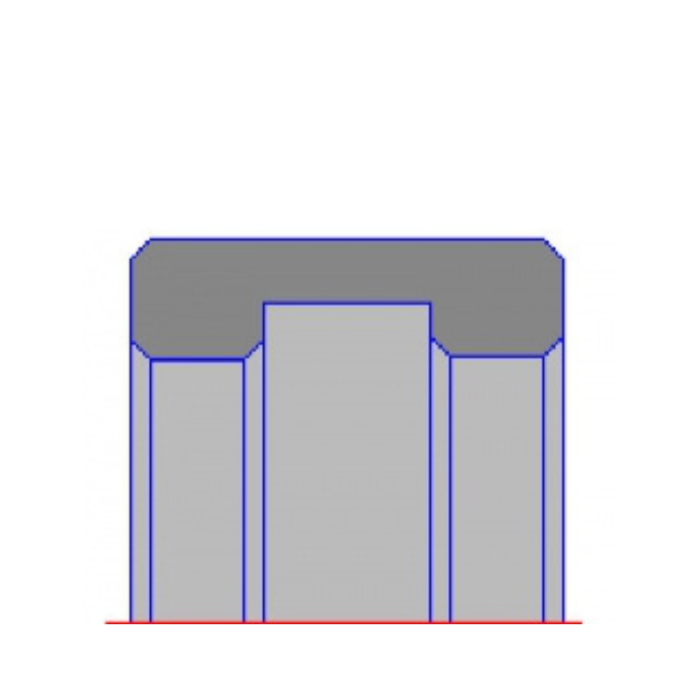 DF107 – Anillo de guía U para pistón
