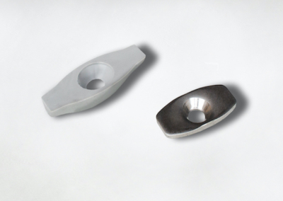 OJIVA EN INOXIDABLE Y EN PVC PARA PERFIL GE