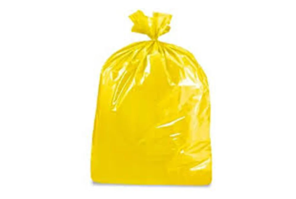 Bolsa basura amarilla
