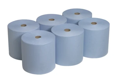Bobina secamanos Gof Eco azul 2c 150m