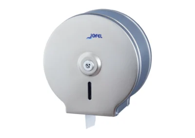 Portarrollo acero inox satinado con llave