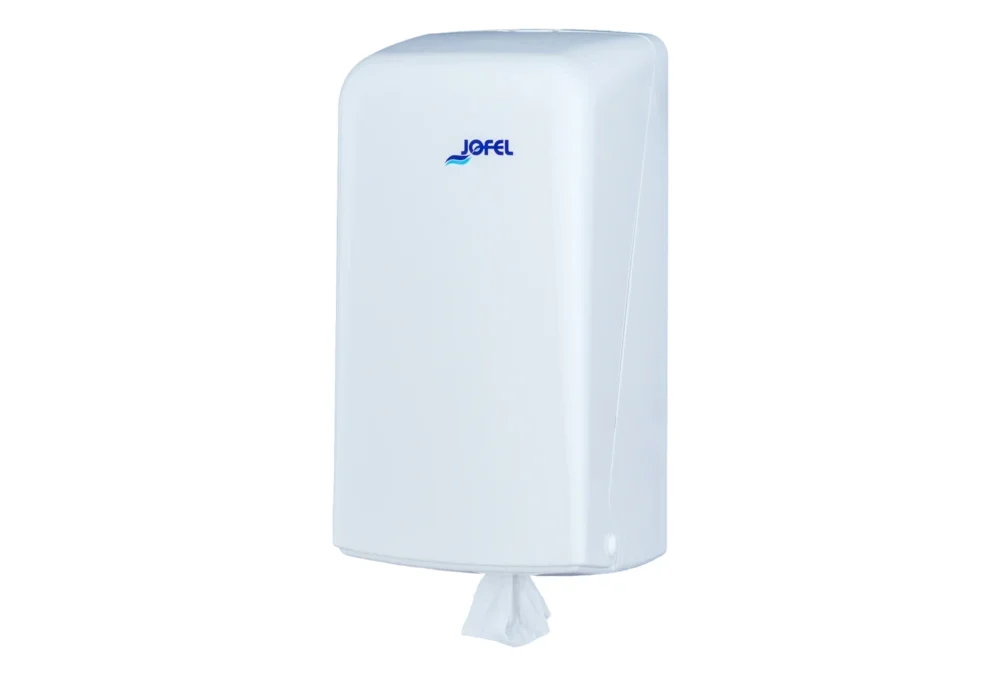 Dispensador papel mecha mini ABS blanco