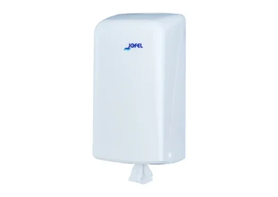 Dispensador papel mecha mini ABS blanco