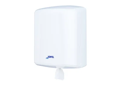 Dispensador papel mecha ABS blanco
