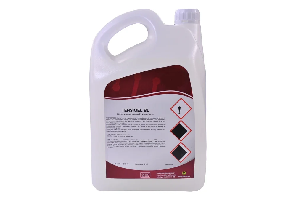 Gel de manos Tensigel BL sin olor 5l