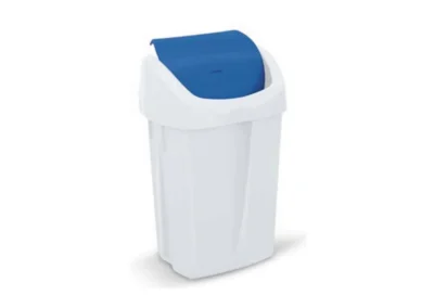 Contenedor Binny blanco con tapa basculante 15l