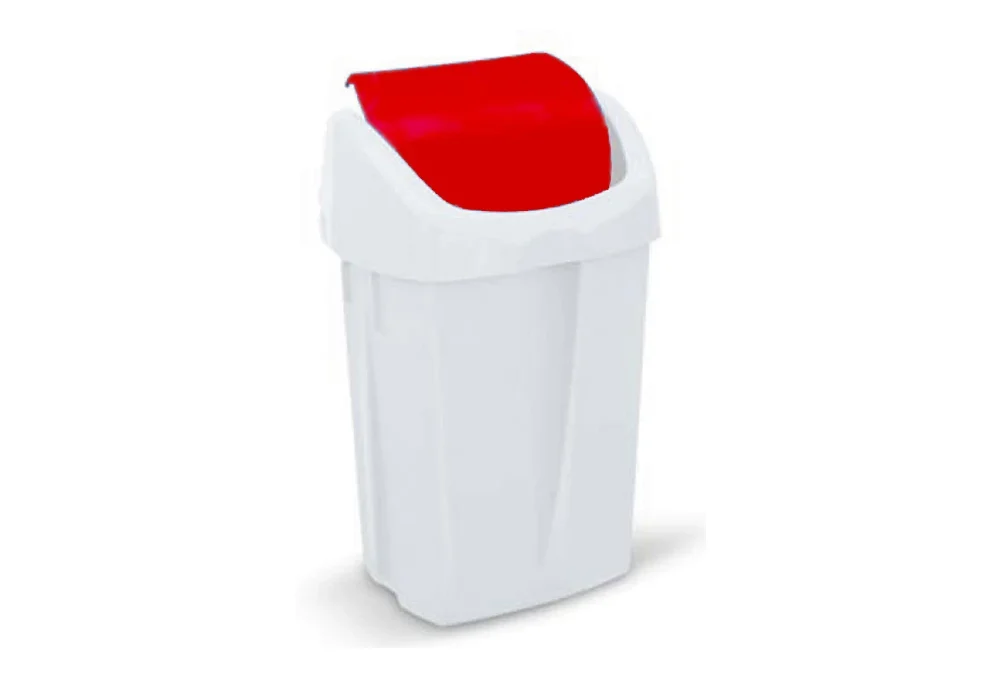Contenedor Binny blanco con tapa basculante 50l