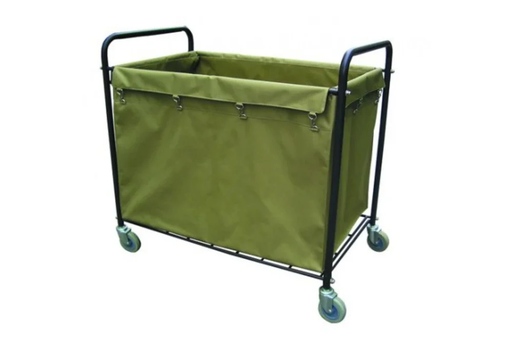 Carro ropa tela armazón metálico