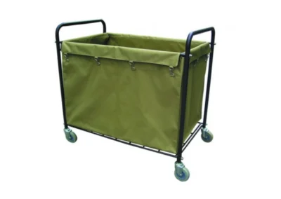 Carro ropa tela armazón metálico