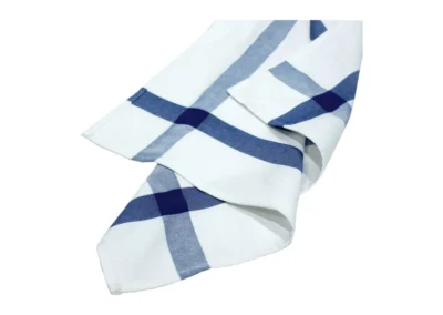Paño de cocina 52×60 blanco/azul