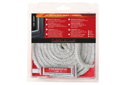 Kit trenza de vidrio blanca + Thermofix
