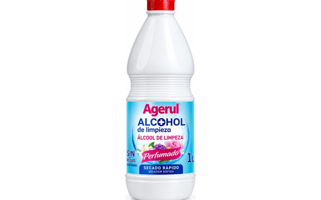 Alcohol de limpieza perfumado Agerul 1l (caja 12 uds.)