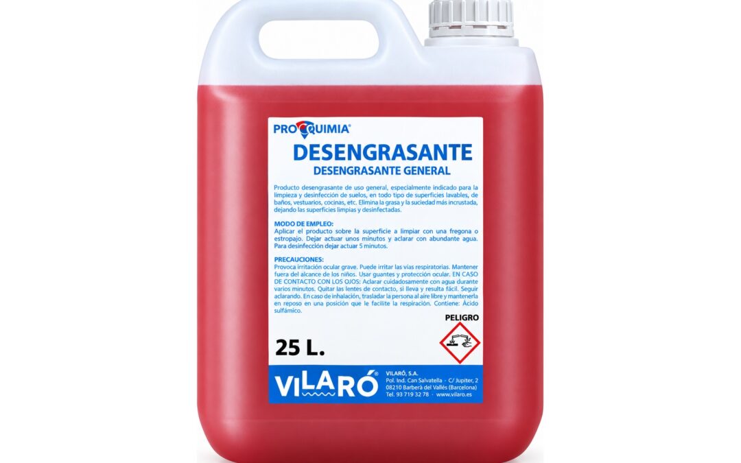 Desengrasante general básico 25l