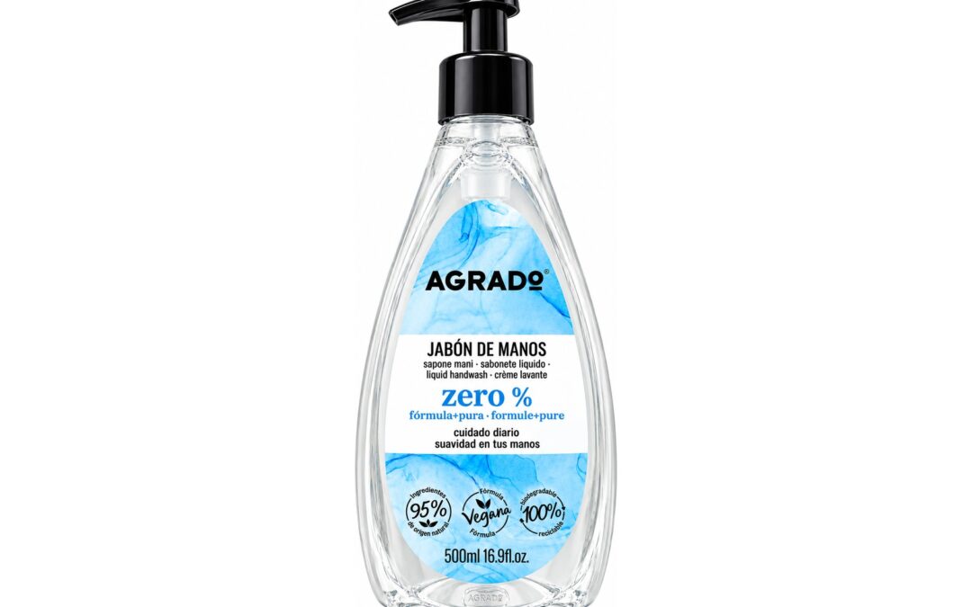 Jabón de manos con dosificador Agrado Zero 500 ml