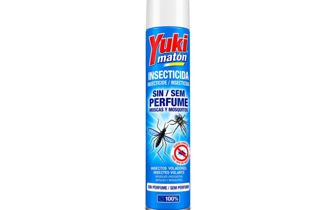 Insecticida aerosol Yuki Matón sin perfume moscas y mosquitos