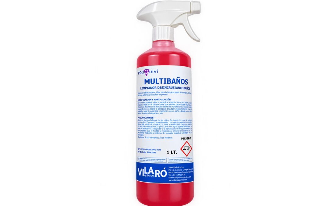 Limpiador desincrustante baños Multibaños 1l con pulverizador