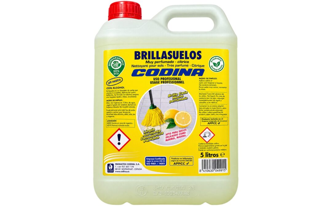 Brillasuelos perfumado cítrico Codina 5l
