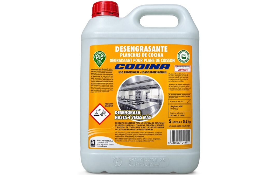 Desengrasante planchas de cocina Codina 5l
