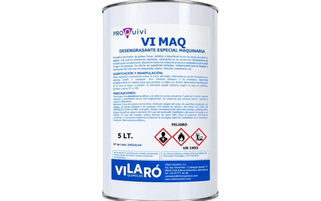 Desengrasante especial maquinaria VI MAQ 5l